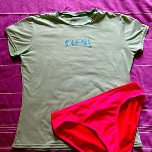 Rash guard swim top